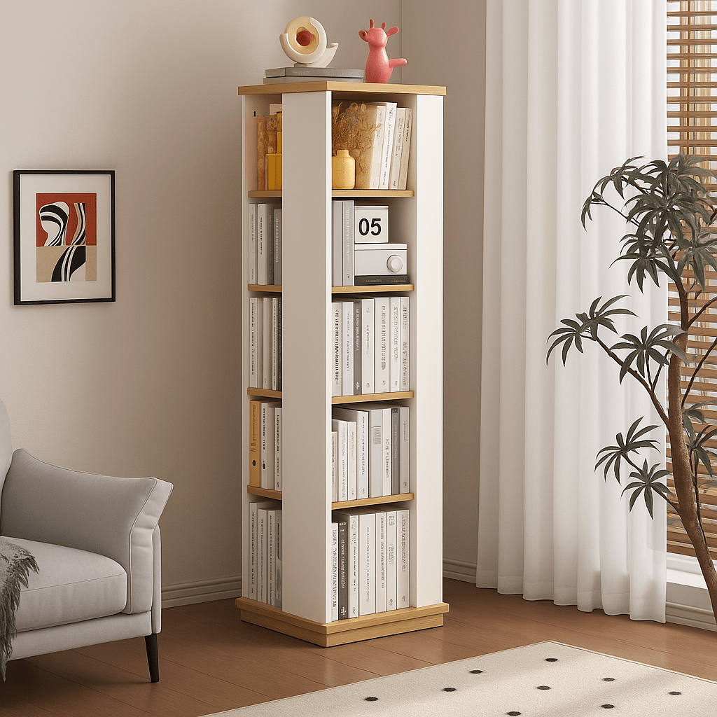 Kệ sách xoay thông minh GHS-2657 tiết kiệm diện tích