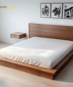 Giường ngủ gỗ tối giản GN10