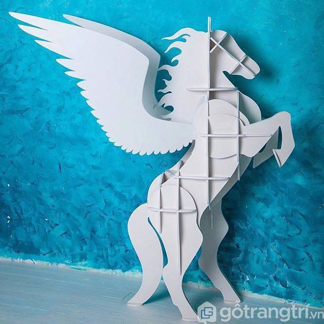 Kệ sách xoay thông minh GHS-2657 tiết kiệm diện tích - Ảnh 5