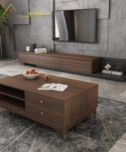 Alternative view of Kệ ti vi gỗ phong cách sáng tạo KTV106