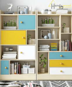 Kệ Sách Phối Màu Đẹp KS101