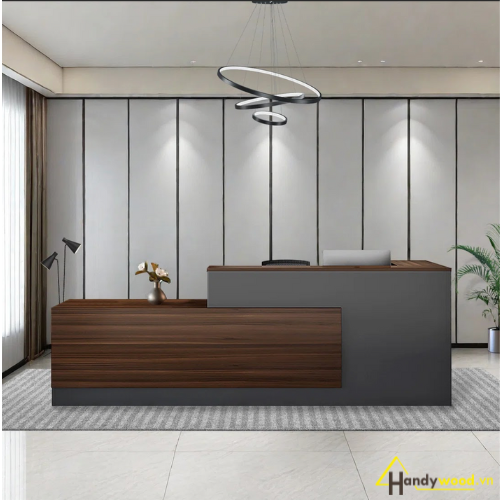 Quầy thu ngân phong cách hiện đại QTN101 - Ảnh 2