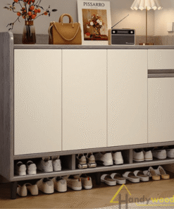 Tủ giày đẹp bằng gỗ hiện đại TG106