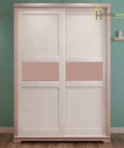 Tủ áo bé gái cánh lùa sơn cao cấp TAE104