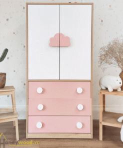 Tủ áo trẻ em thiết kế độc đáo TAE107