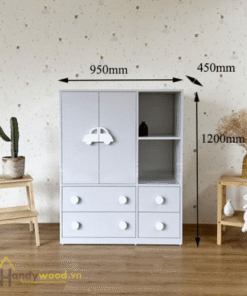 Alternative view of Tủ quần áo kết hợp trang trí TAE108