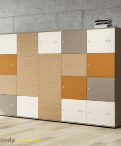 Tủ locker phối màu đẹp TLK106