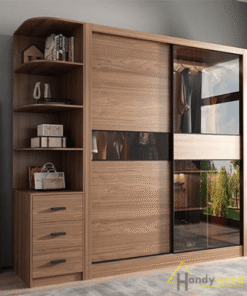 Alternative view of Tủ áo cánh kính lùa cao cấp TA107