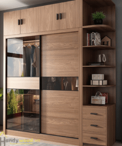 Tủ áo cánh kính lùa cao cấp TA107