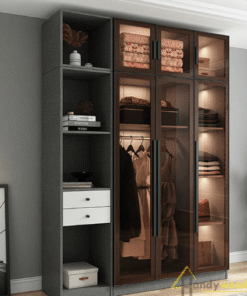 Alternative view of Tủ áo cánh kính phòng ngủ sang trọng TA110