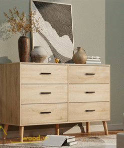 Tủ trang trí kiểu dáng Bắc Âu TTR111