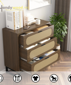 Alternative view of Tủ trang trí phong cách Vintage TTR112